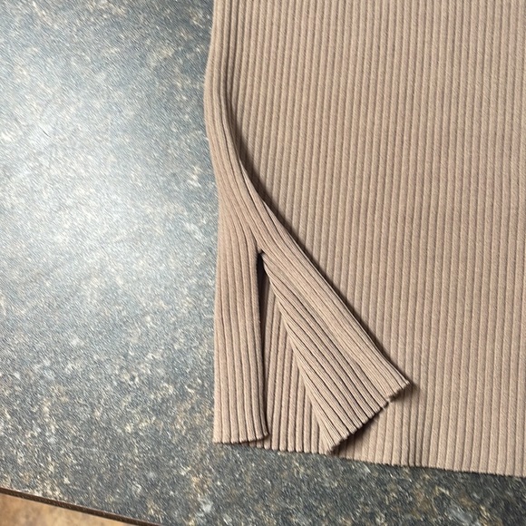 Babaton long sleeved ribbed sweater, sits at or below waist. - Picture 3 of 4